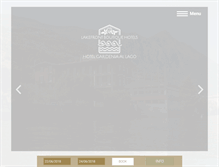 Tablet Screenshot of hotelgardenialakegarda.com